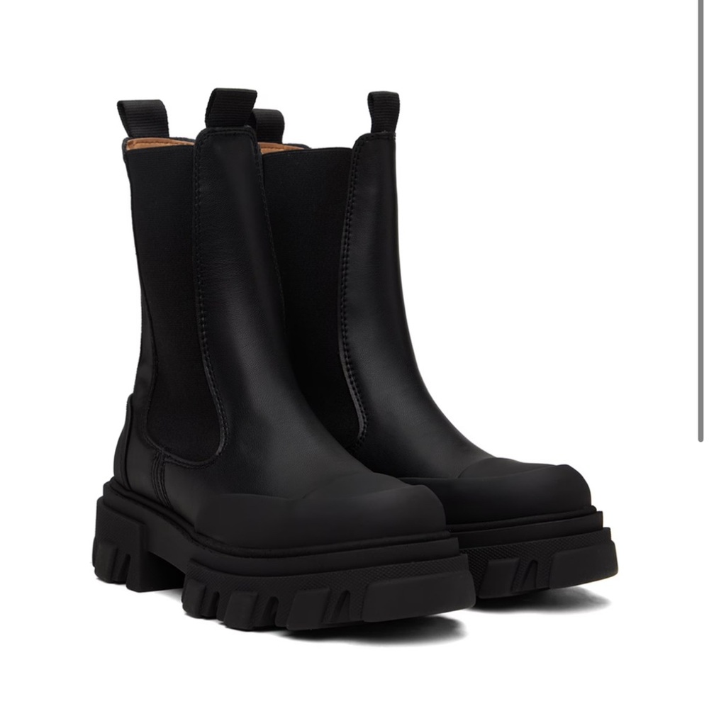 Ganni Cleated Chelsea - Black 37